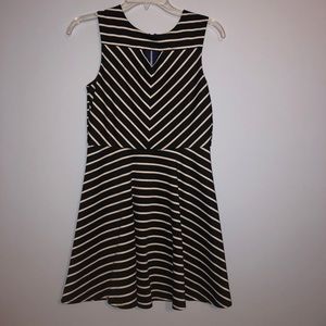 Sally Miller Couture Black And White Party Dress